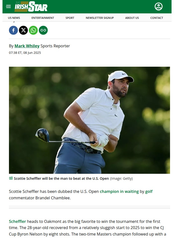 Scheffler vs. LIV: Oakmont Showdown Looms