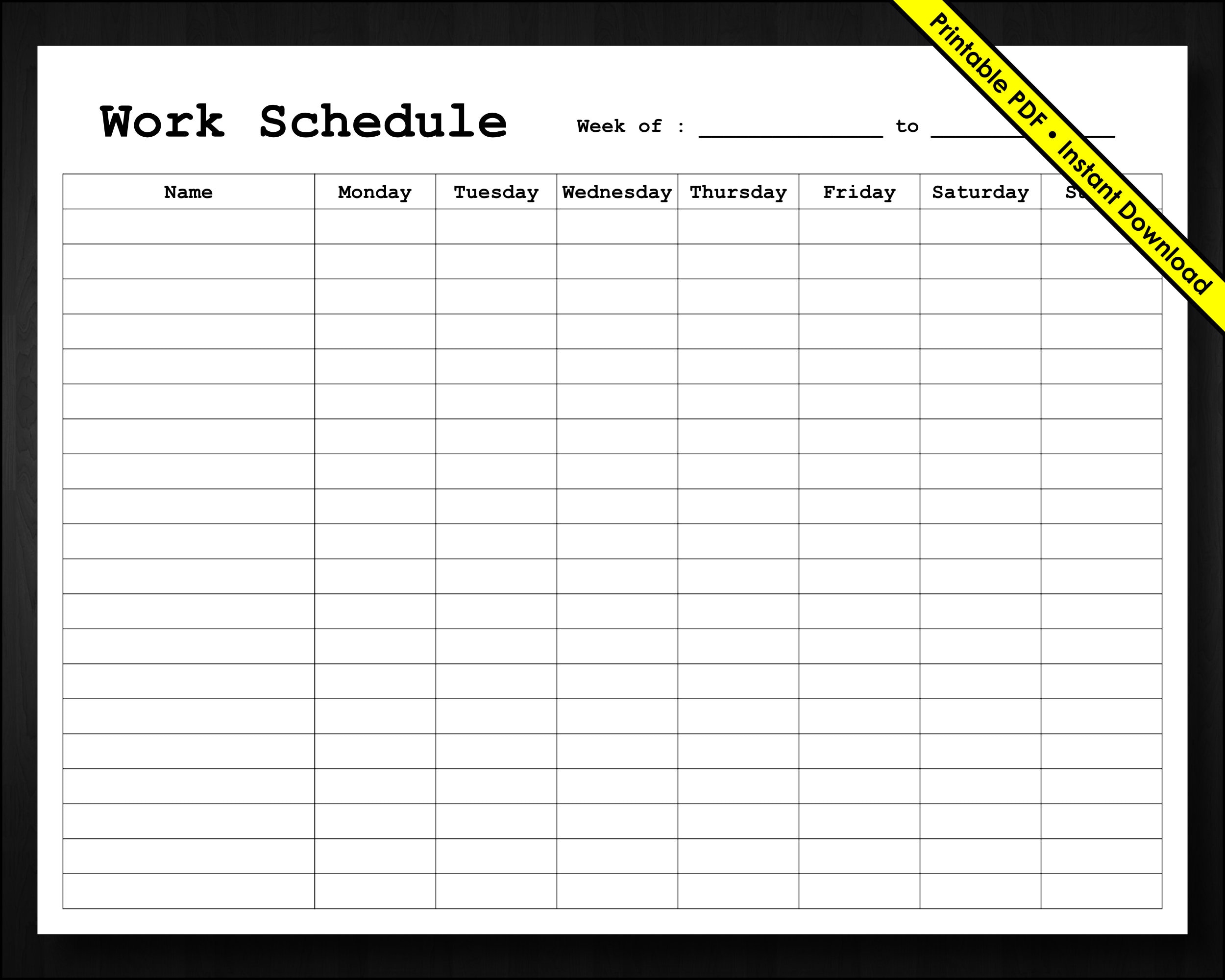 Work Schedule Becomes a Moving Target 🎯