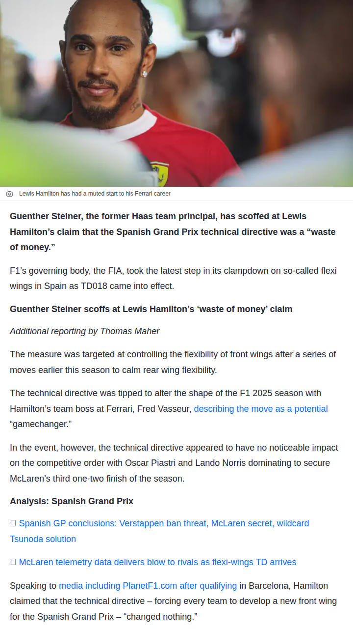 Flexi Wing Drama: Was King Lewis Right?