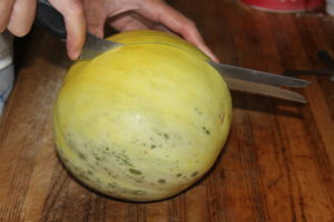 Cutting Honeydew Melon Without the Mess