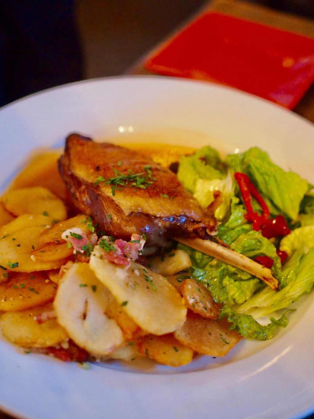 Chicken Liver Salad in a French Restaurant 😍