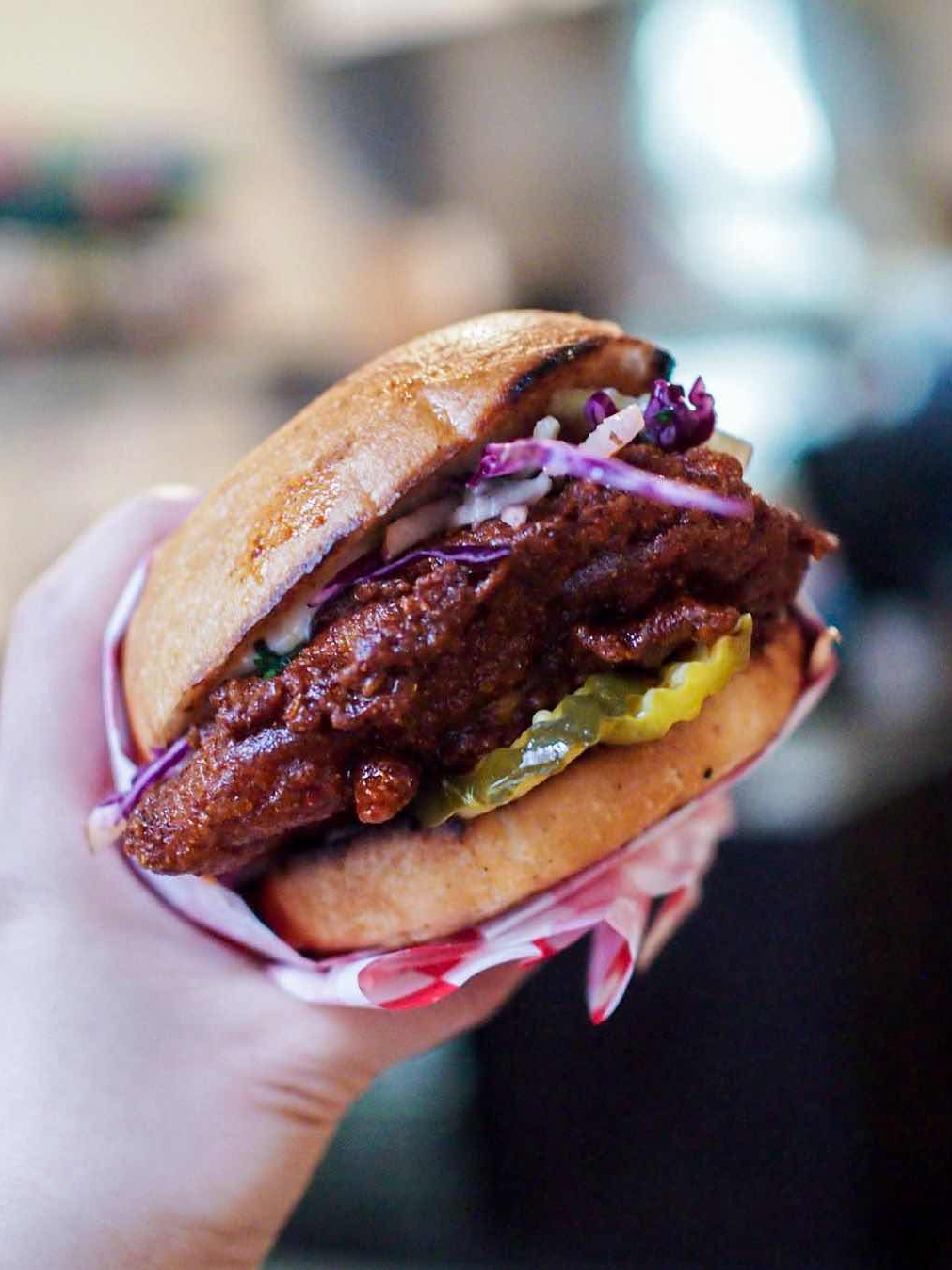 Bay Area Food｜Please Push This Spicy Chicken Burger to the Divine Altar 🍔