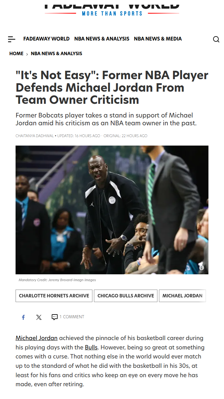 MJ’s Ownership Era: Fair Criticism or Too Harsh?