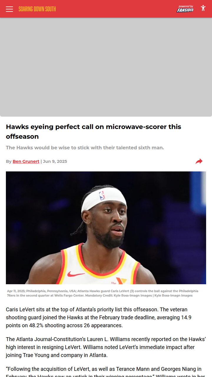Should ATL Go All-In on LeVert?
