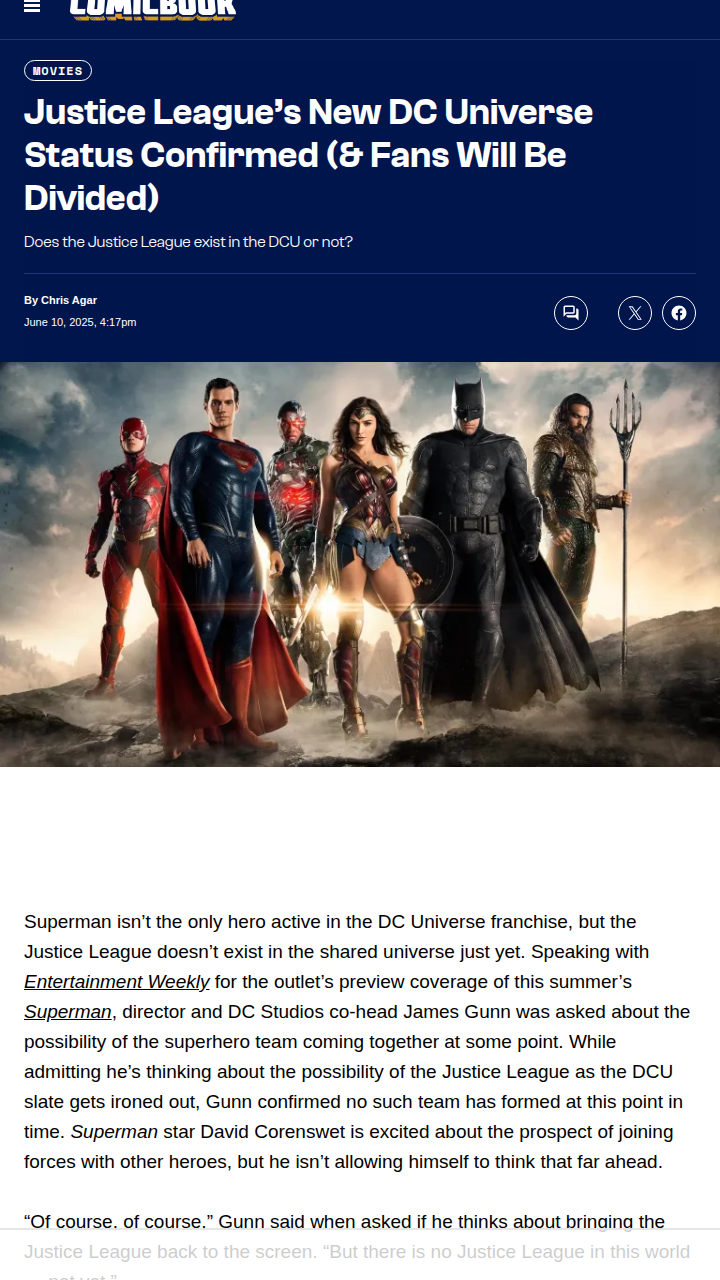 No Justice League Yet?! DCU Fans Split 🤔