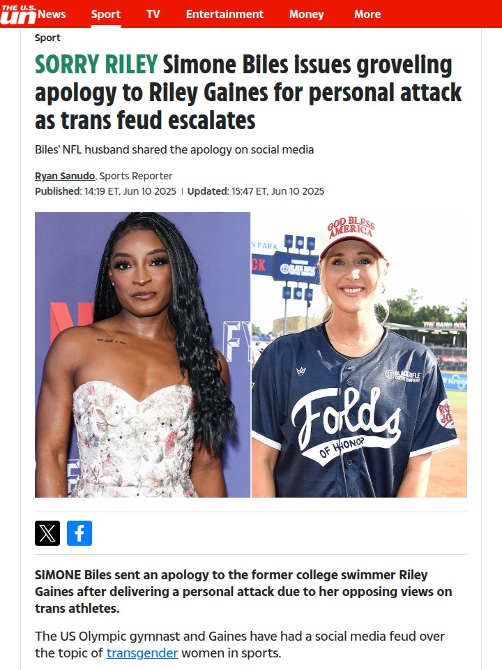 Simone Biles & Riley Gaines: Feud or Progress?