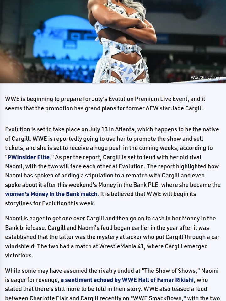 Jade Cargill vs Naomi: Rivalry Reignites!
