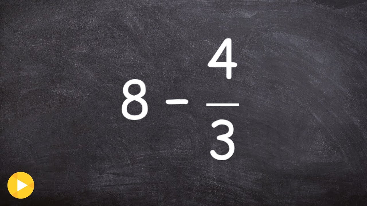 Subtracting Fractions from Whole Numbers: My Surprising Shortcut