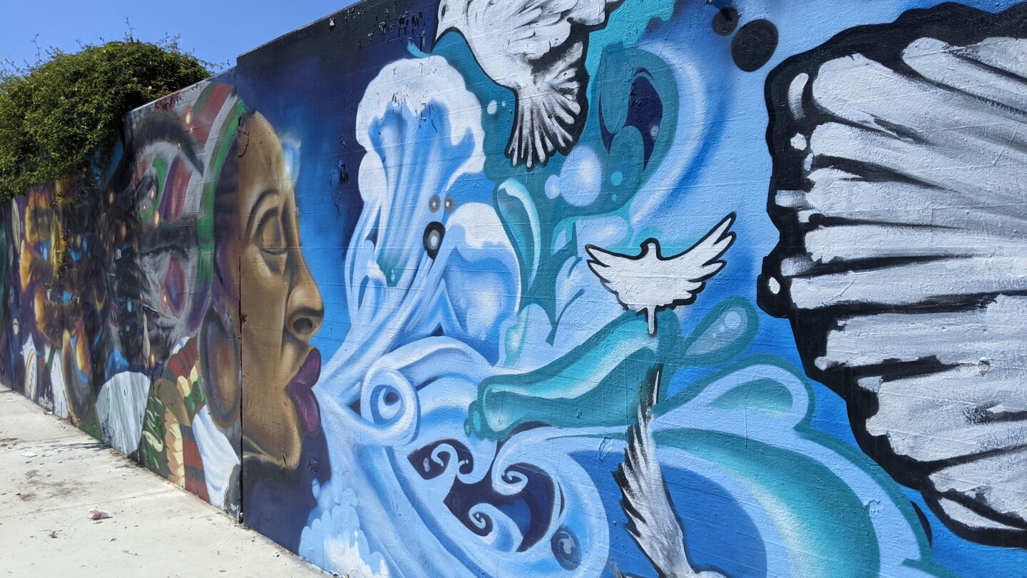 Murals Bloom After Rain Along Crenshaw’s Black Art Corridor