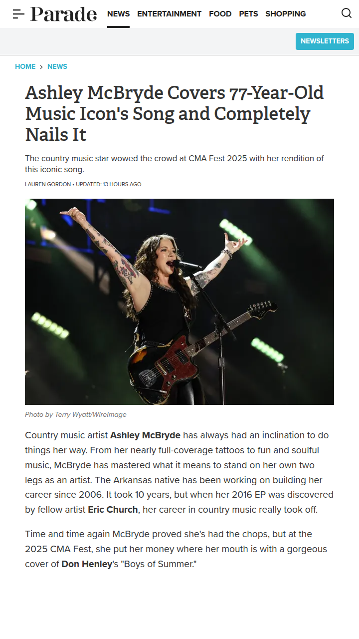 Ashley McBryde’s CMA Fest Surprise! 🎤