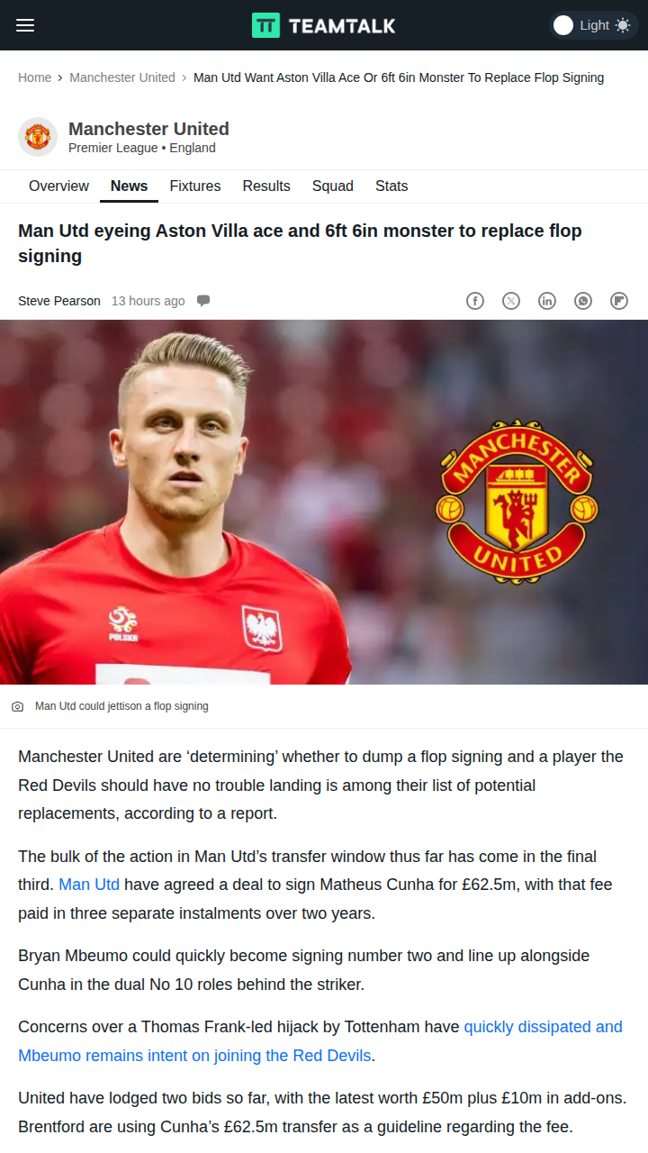 Red Devils Eyeing Emi Martinez Switch?