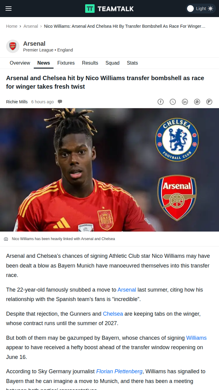 Nico Williams Transfer Saga Heats Up!
