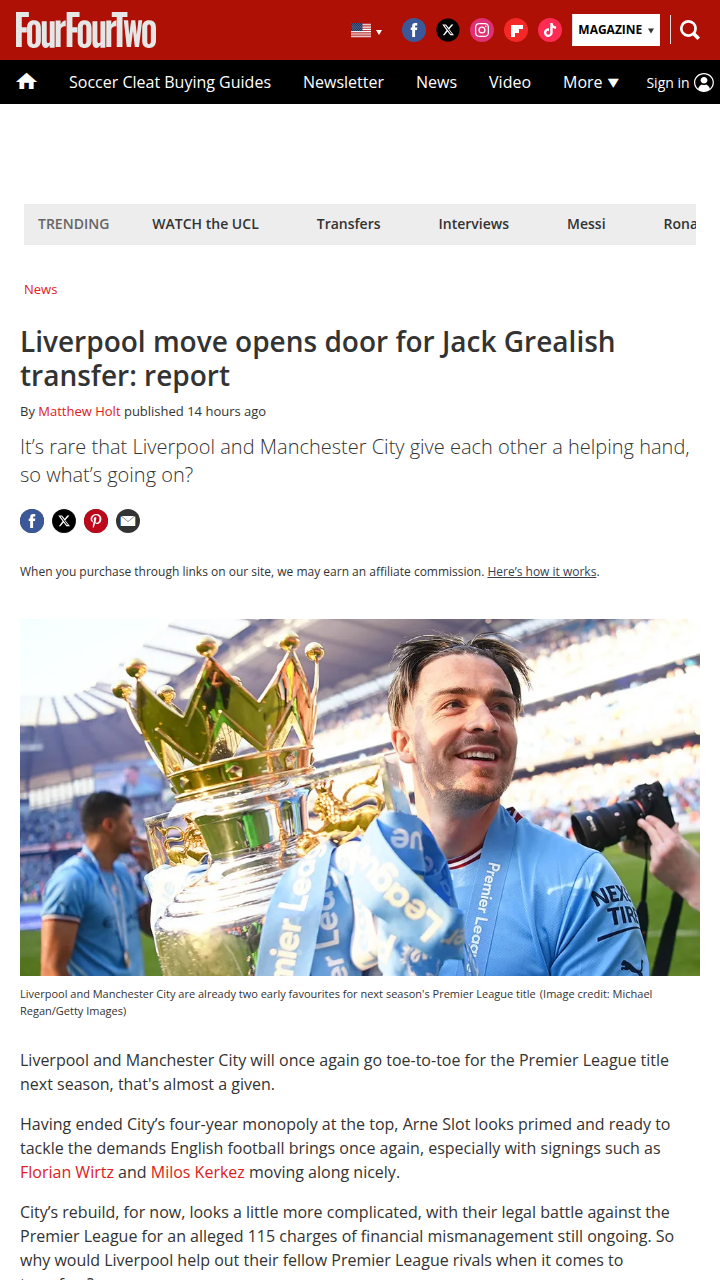 Could Grealish Really Leave the Etihad?