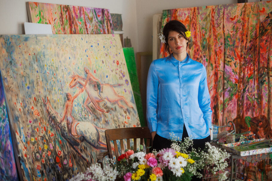 Blushing Edges and Quiet Wildness in Kira Maria Shewfelt’s Painted Embraces