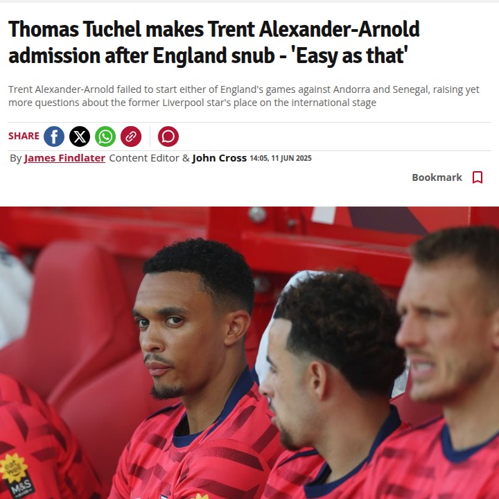 Tuchel Benches TAA: Madrid Move to Blame?
