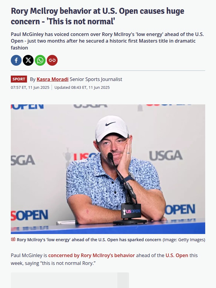 What’s Up With Rory? McIlroy’s Mojo Missing