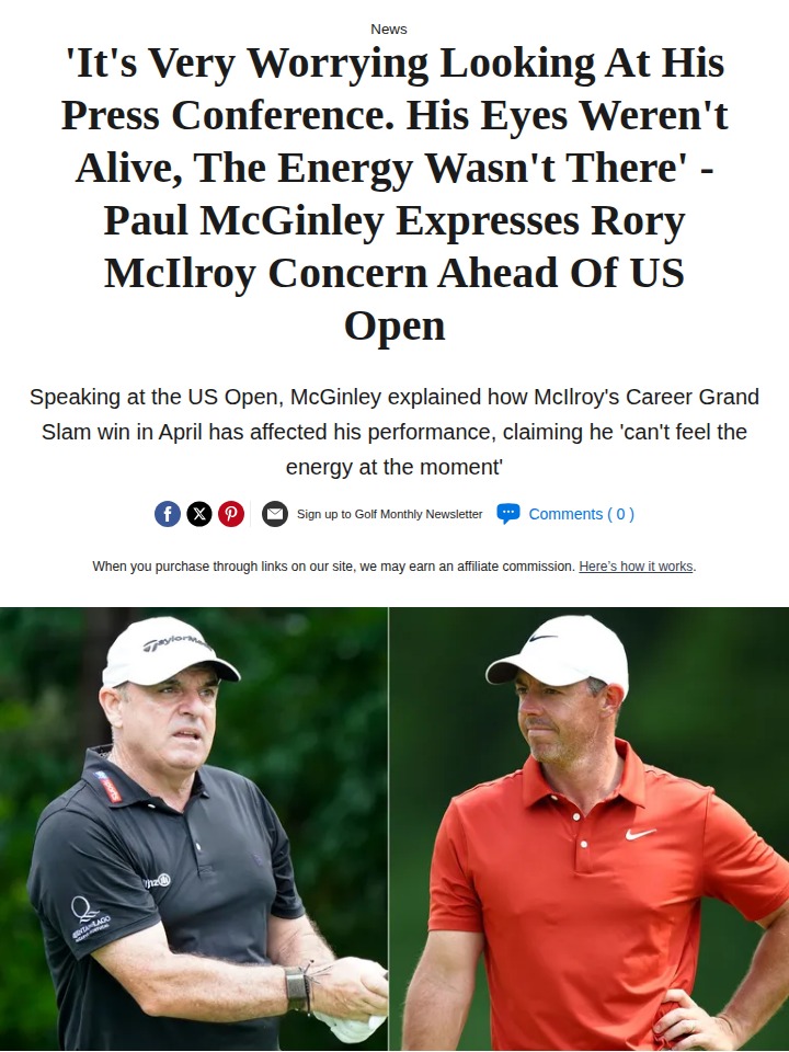 Is Rory Losing His Edge After Augusta Win?