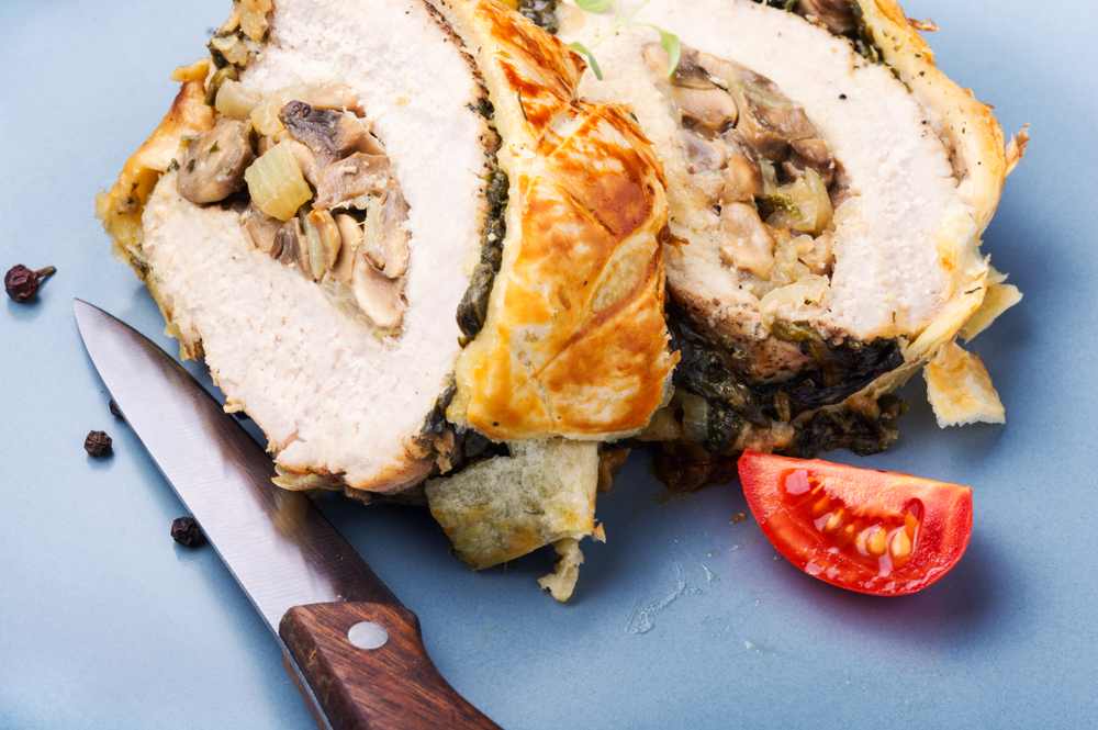 Meatloaf Wellington, Wrapped in Golden Layers...
