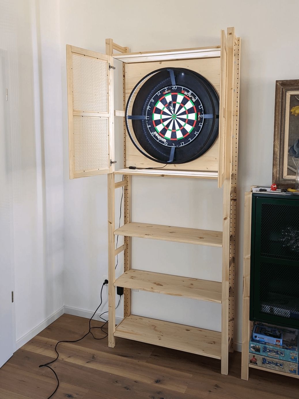 We Fought Over a Dartboard Cabinet