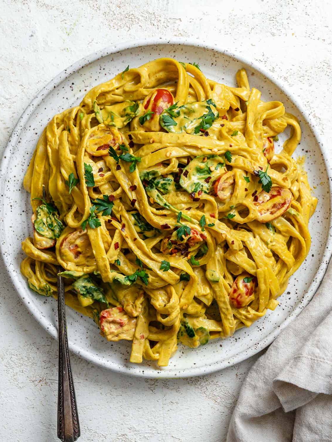 Doubling Chili Powder and Mushrooms in Curry Pasta 🍄🌶️