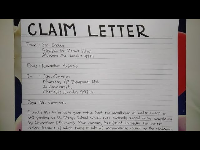 Unlocking the Power of Claim Letters: My Surprising Journey
