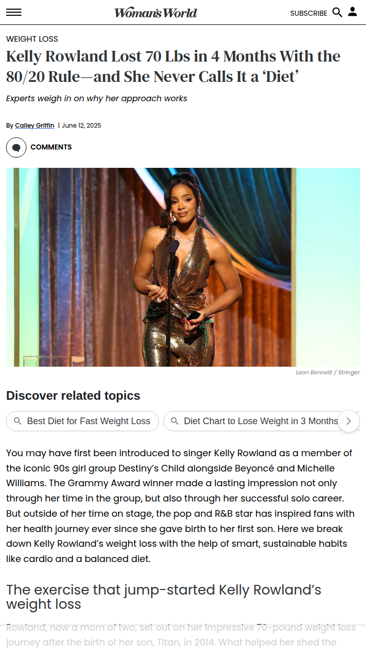Kelly Rowland’s 80/20 Rule Sparks Debate 🤔