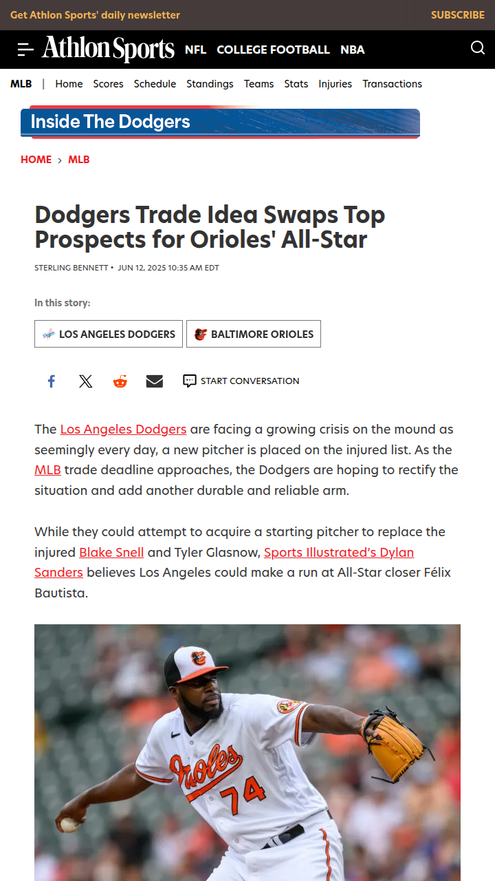 Could the Dodgers Land 'The Mountain' Bautista?