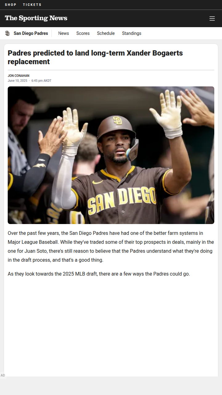Padres Eyeing Next Big Shortstop Star?