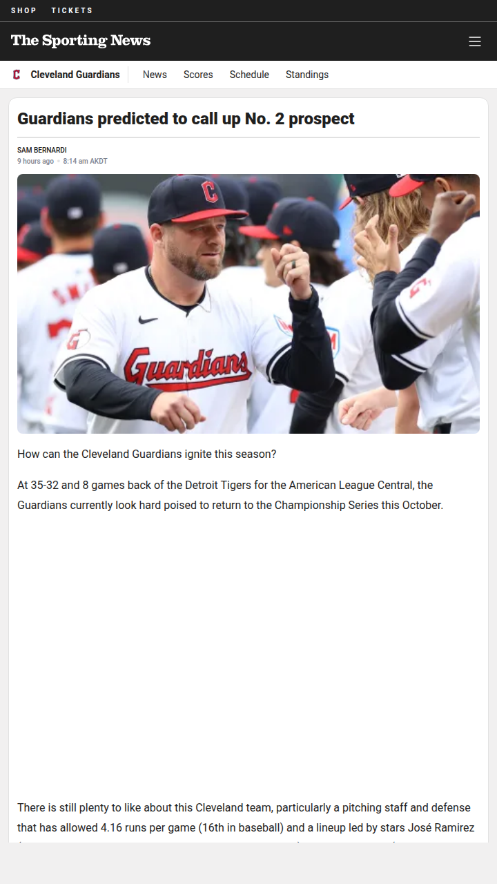 Is Chase DeLauter the Spark the Guards Need?