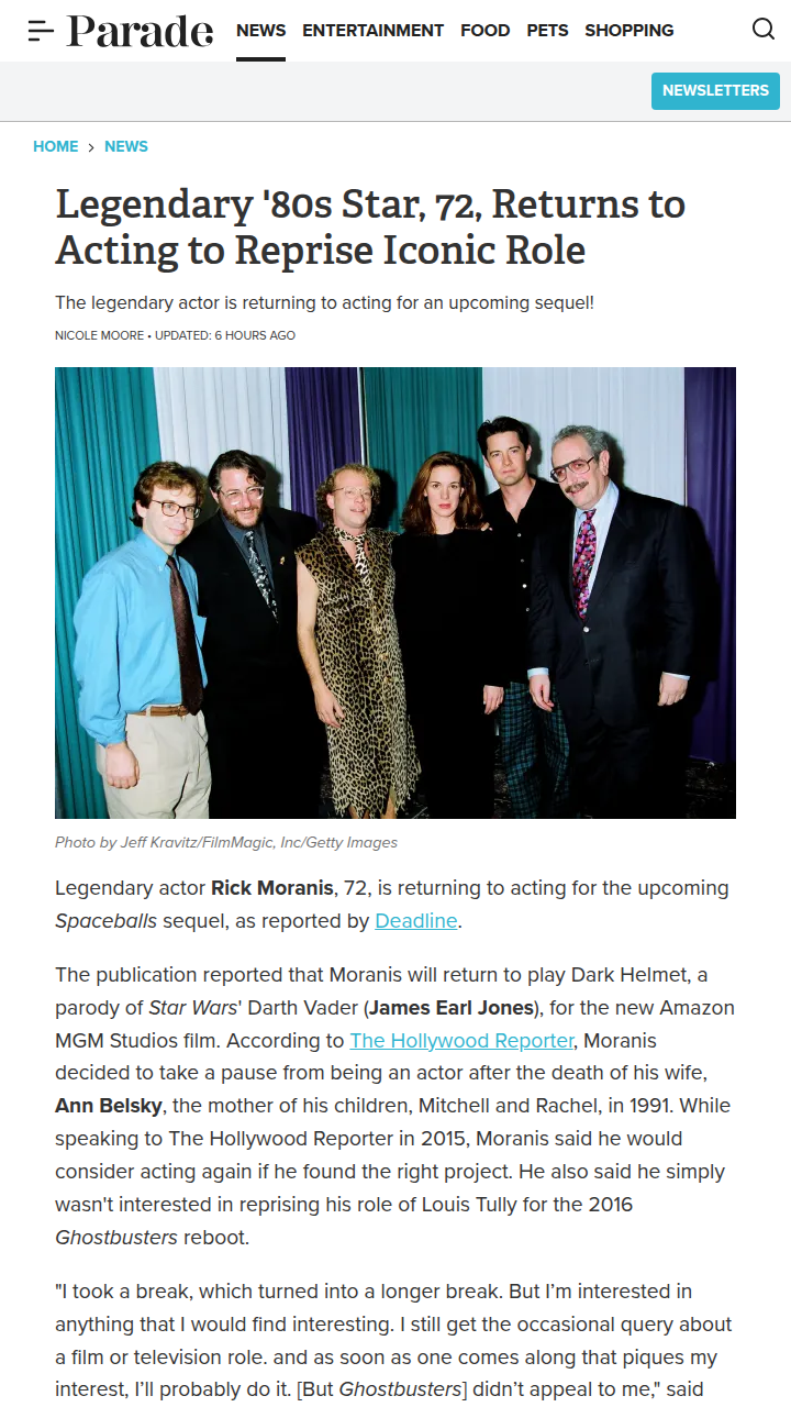 Rick Moranis Back as Dark Helmet?! 🚀