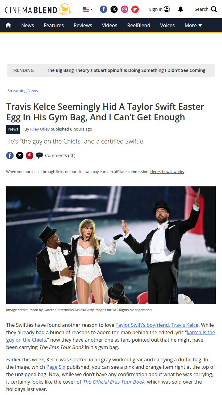 Did Kelce Sneak a Swift Easter Egg?
