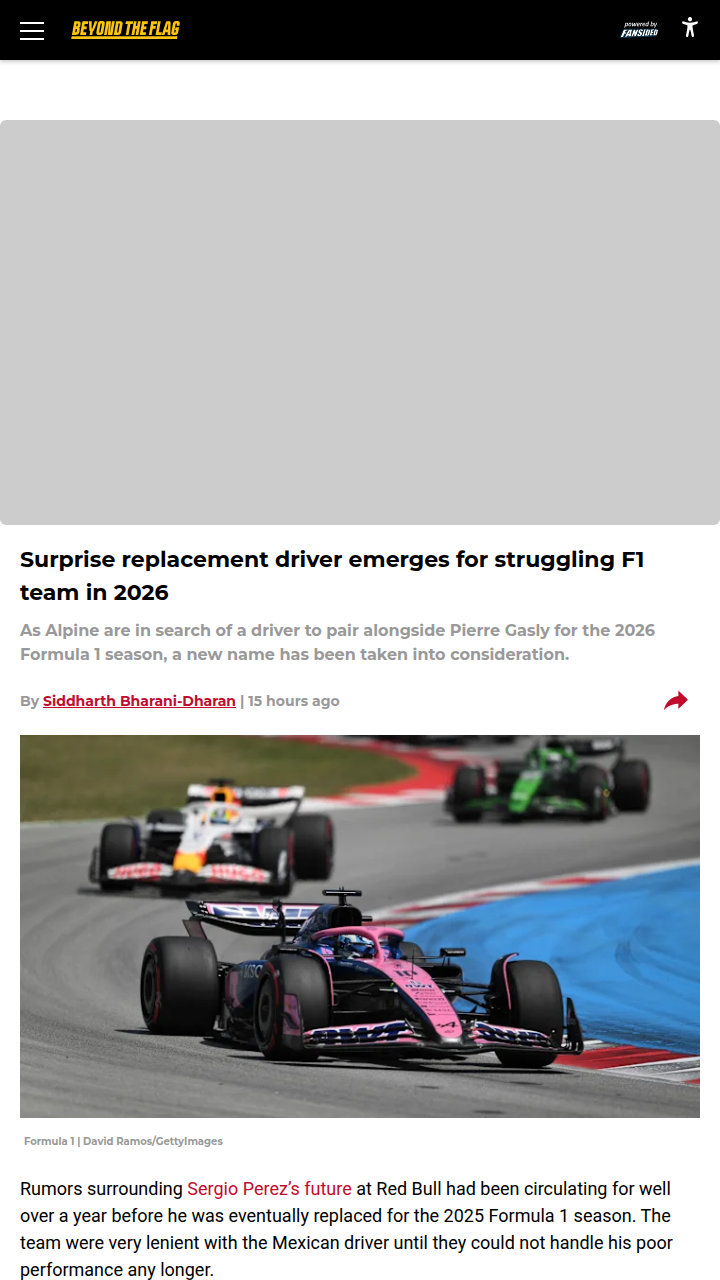 Checo to Alpine: Game Changer or Gamble?