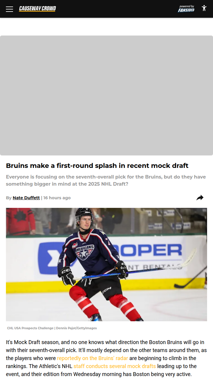 Bruins Eye O’Brien, Eyeing Trade Up?