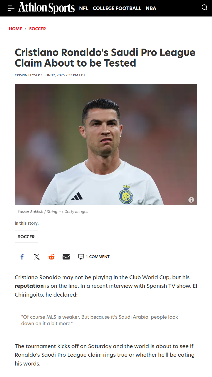 Will Al-Hilal Prove CR7 Right vs Madrid?