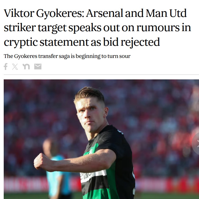 Gyokeres Transfer Saga: Who Blinks First?