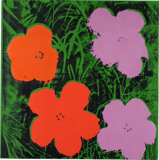 Warhol’s Flowers Bloom Amid Bidding Frenzy at Christie’s New York
