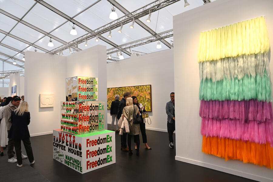 When Red Walls and Rose Quartz Steal the Spotlight at Frieze Los Angeles