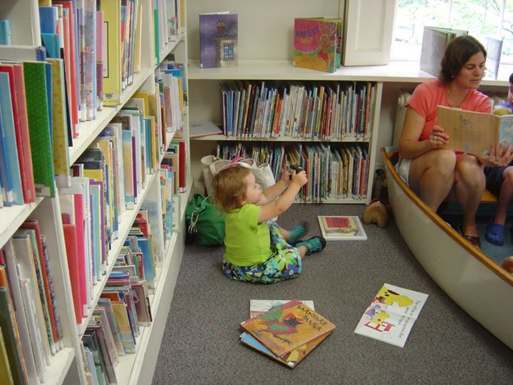 Our First Library Adventure: Baby’s Eyes Lit Up!