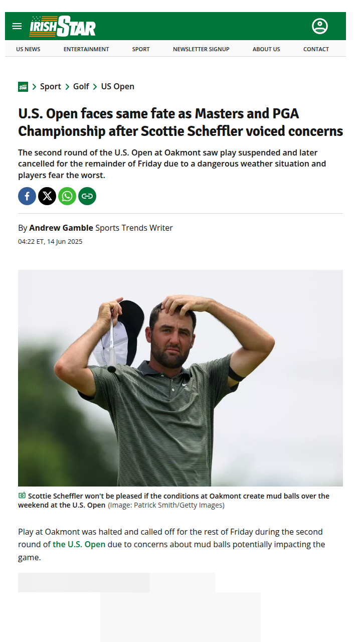 Mud Ball Mayhem Strikes Oakmont Again