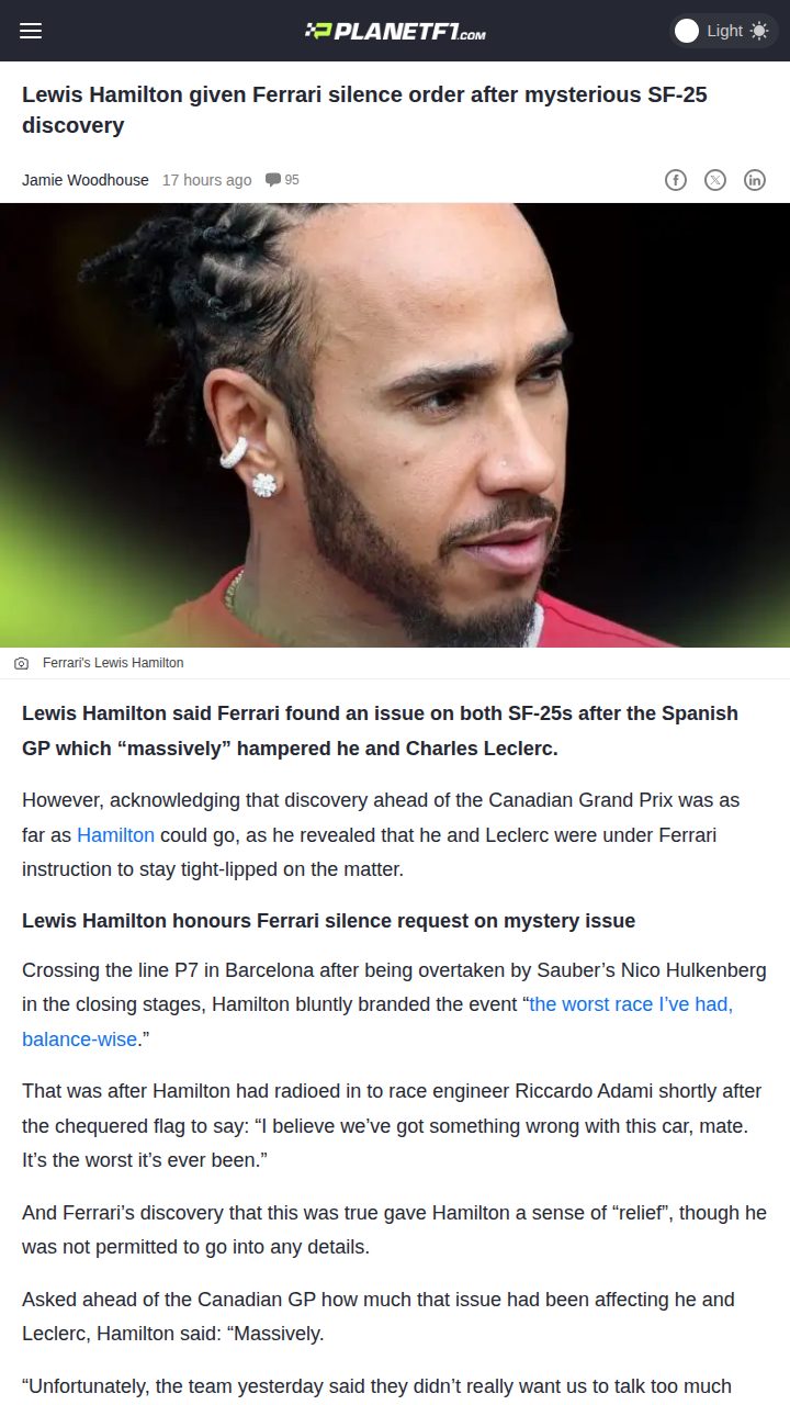 Hamilton & Leclerc Hit by Ferrari Mystery