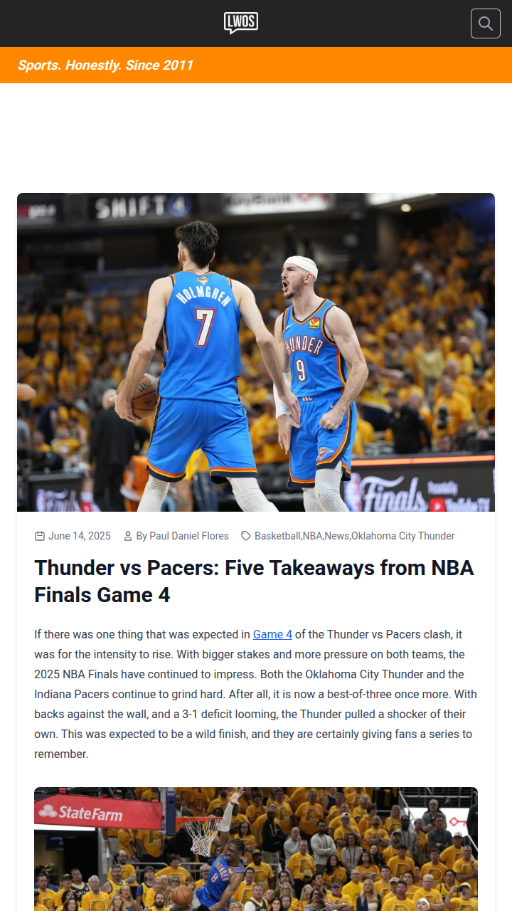 SGA’s Fourth-Quarter Heroics Tie Finals