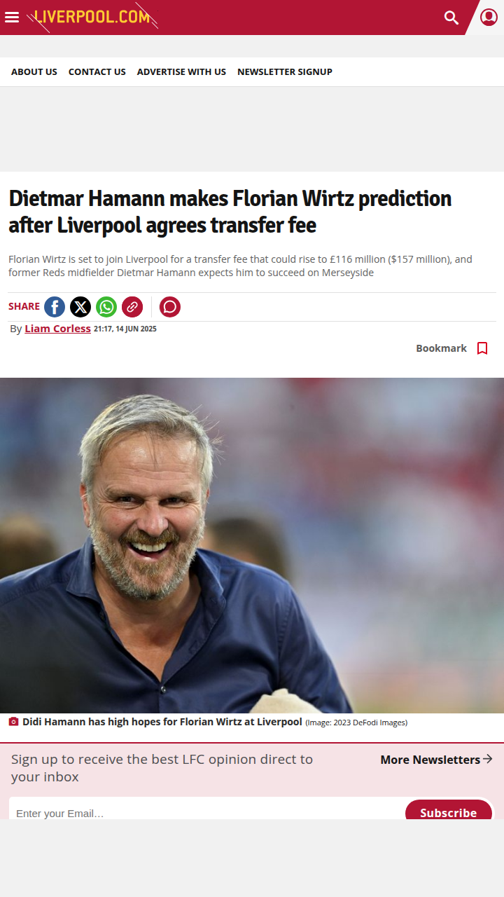 Wirtz to Anfield: Game-Changer or Hype?