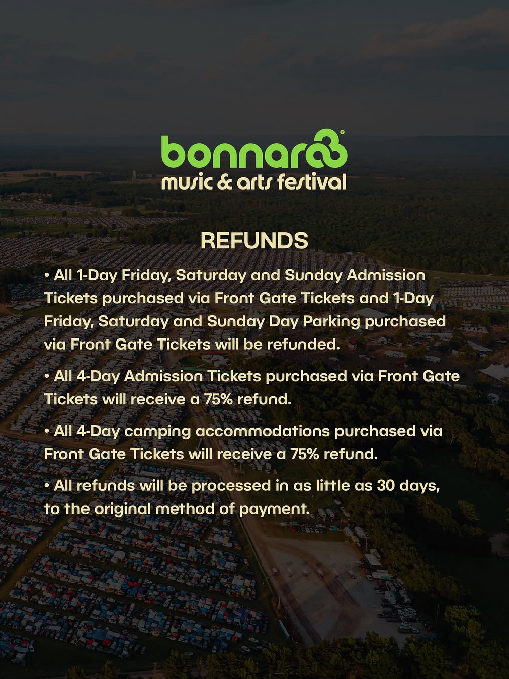 Bonnaroo Shut Down by Wild Weather!