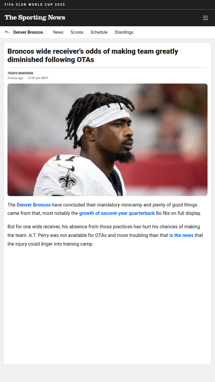Is A.T. Perry’s Mile High Dream Over?