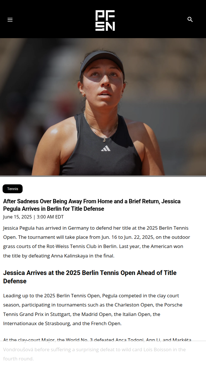 Jess Pegula Back in Berlin: Can She Repeat?