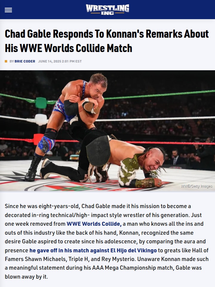 Gable Gets Major Props from Konnan!