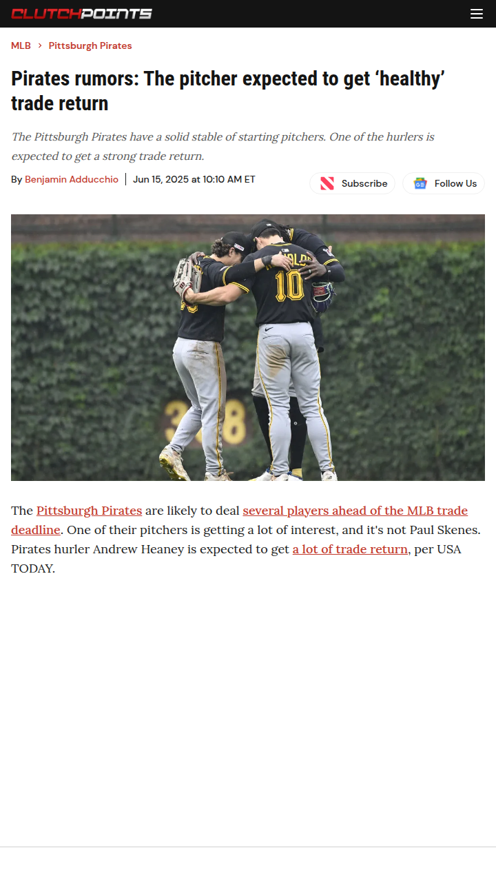 Heaney Trade Buzz: Bucs’ Next Big Move?