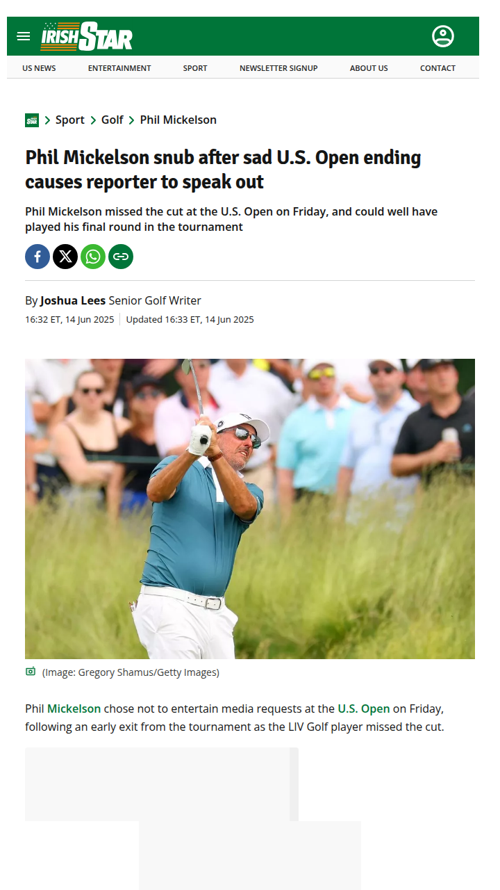 Lefty’s Silent Exit: End of a Grand Slam Dream?