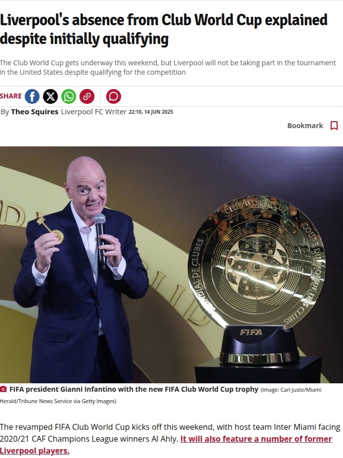 Why the Reds Missed the Club World Cup