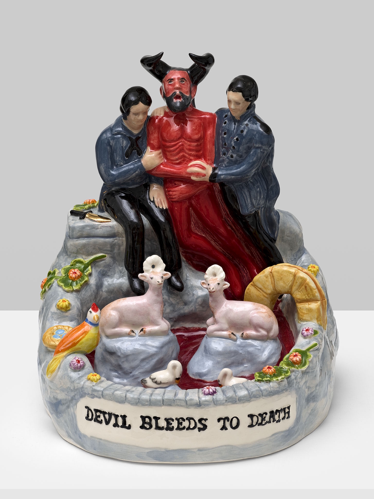 Nick Cave’s Ceramics Turn the Devil’s Tale into Victorian Porcelain Drama